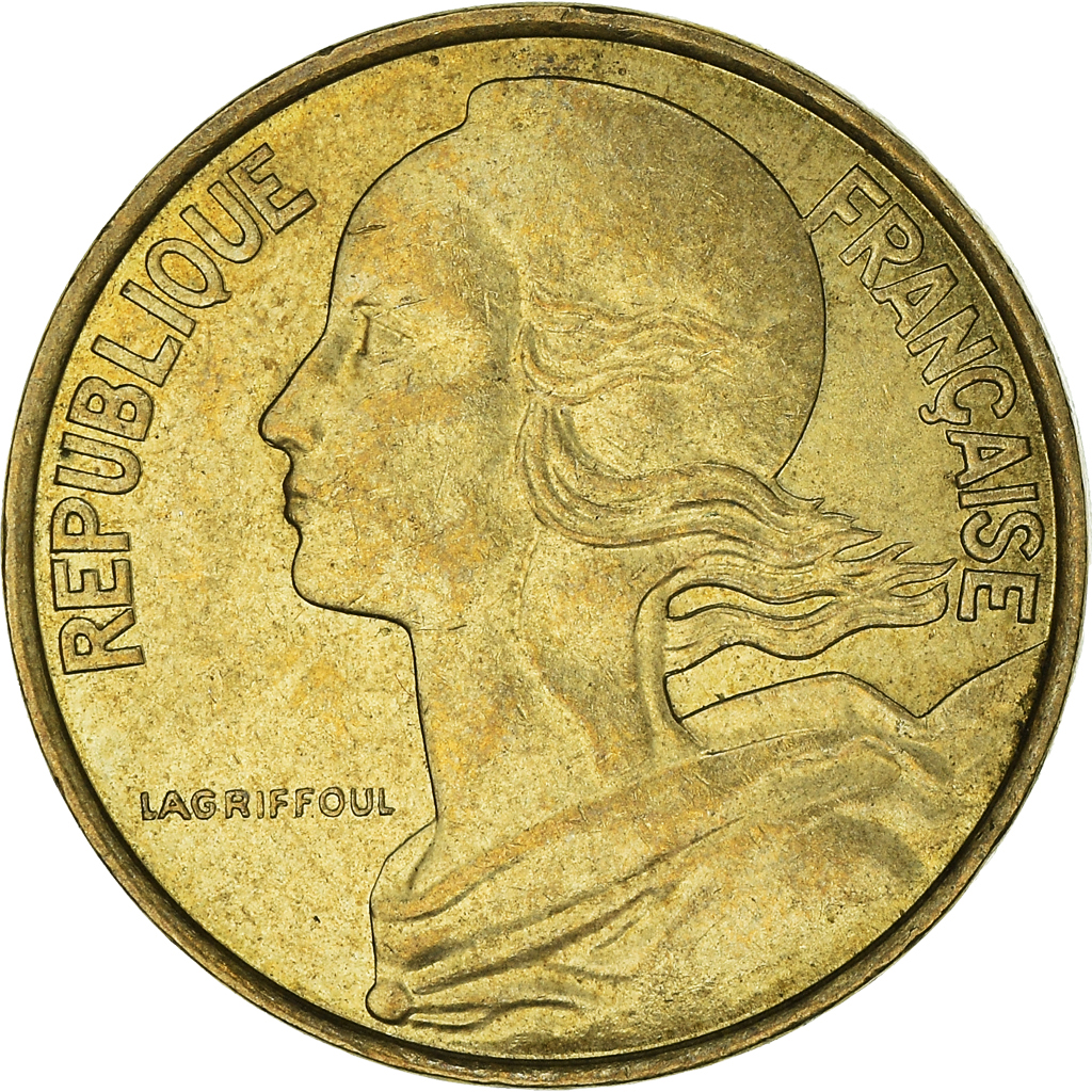 Moneda, Francia, 10 Centimes, 1996