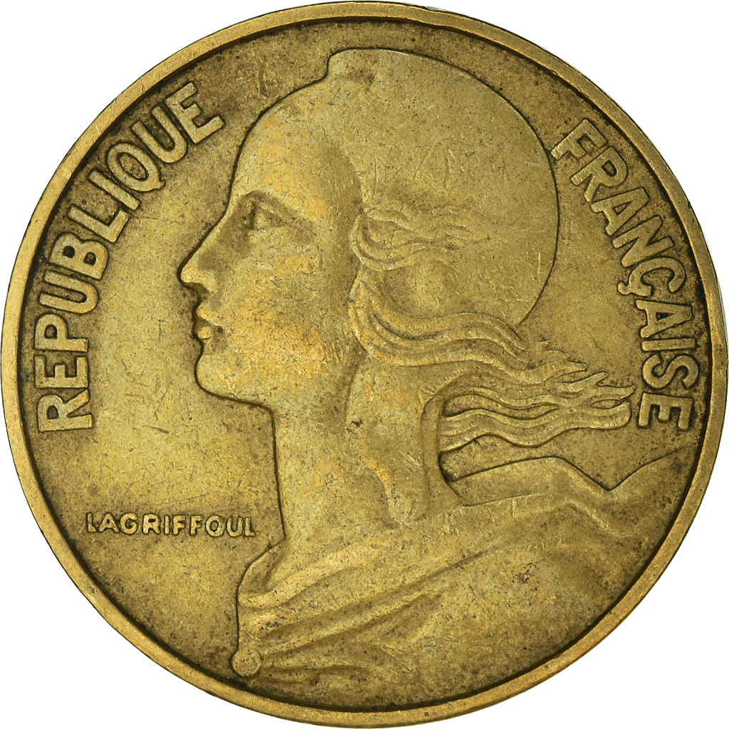 Moneda, Francia, 20 Centimes, 1967