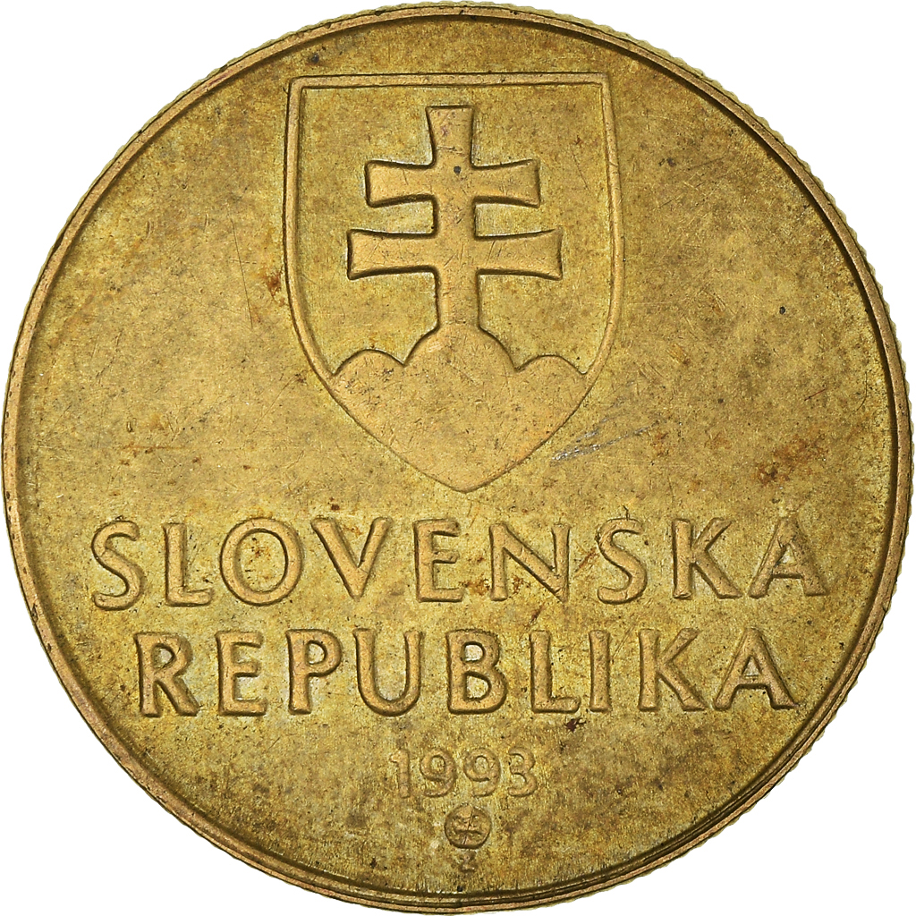 Moneda, Eslovaquia, Koruna, 1993