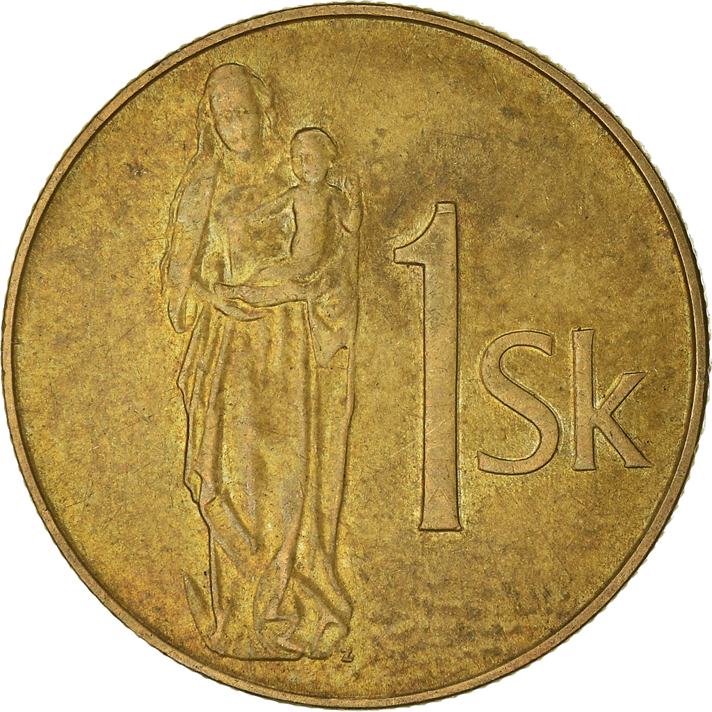 Moneda, Eslovaquia, Koruna, 1993