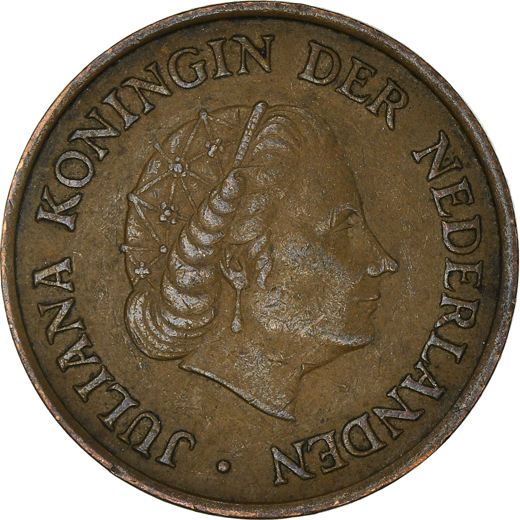 Moneda, Países Bajos, 5 Cents, 1971