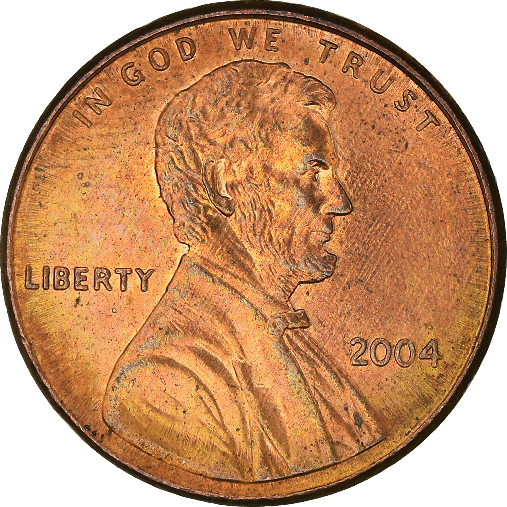 Moneda, Estados Unidos, Cent, 2004