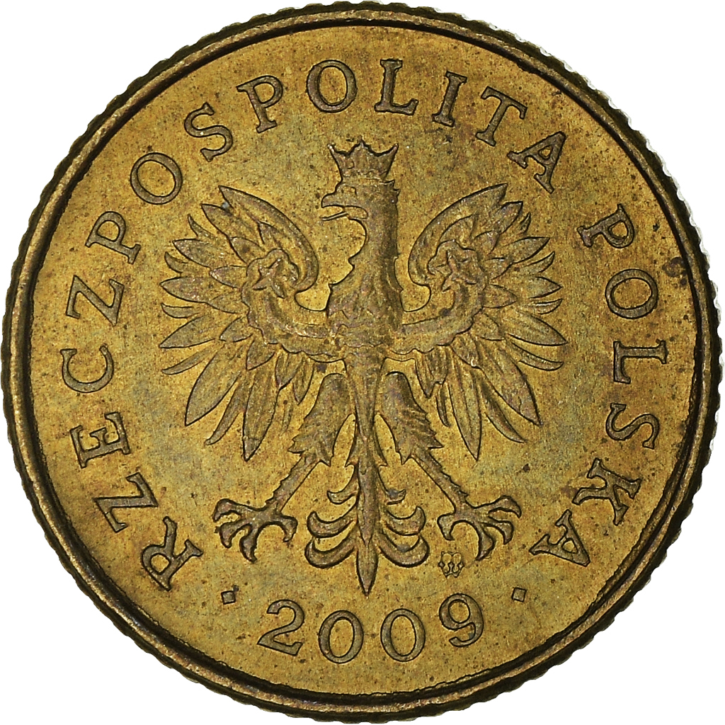 Moneda, Polonia, Grosz, 2009