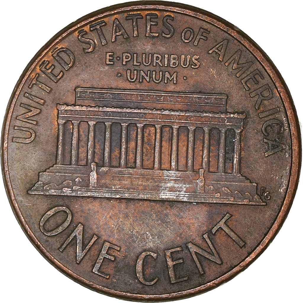 Moneda, Estados Unidos, Cent, 1990