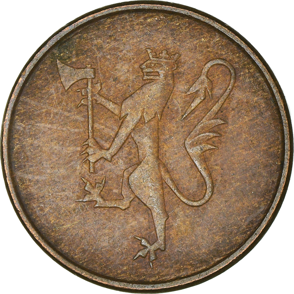 Moneda, Noruega, 5 Öre, 1976
