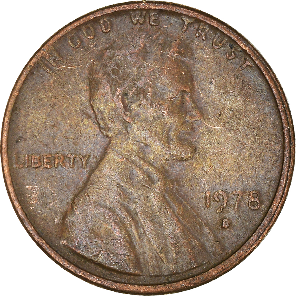 Moneda, Estados Unidos, Cent, 1978