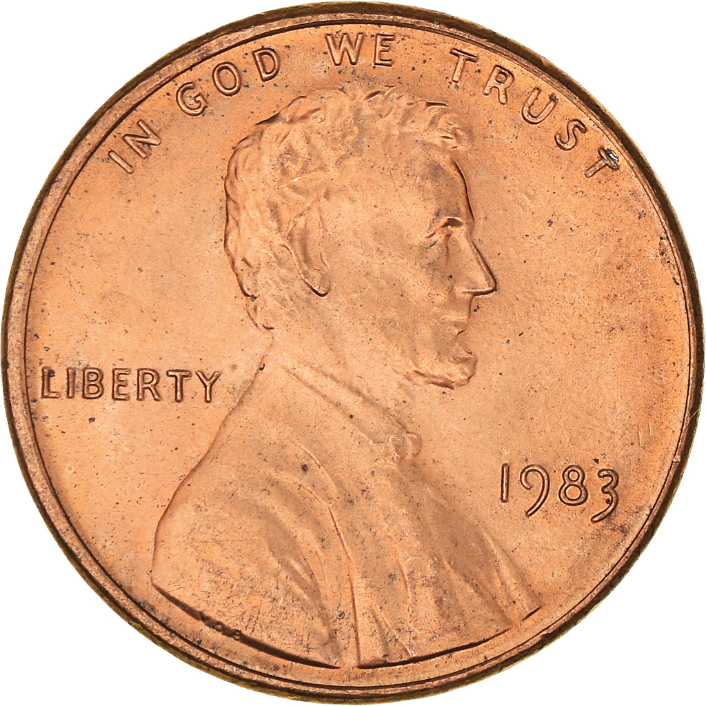 Moneda, Estados Unidos, Cent, 1983