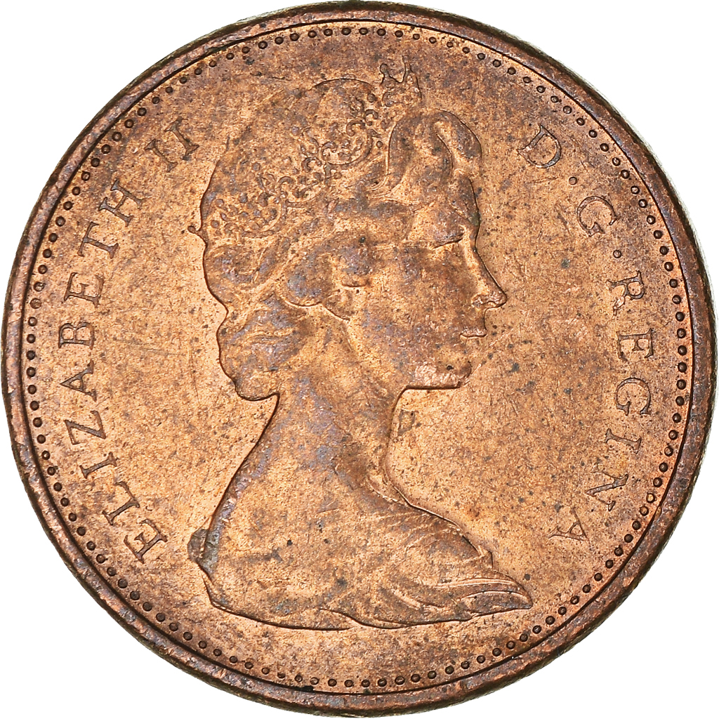 Moneda, Canadá, Cent, 1976