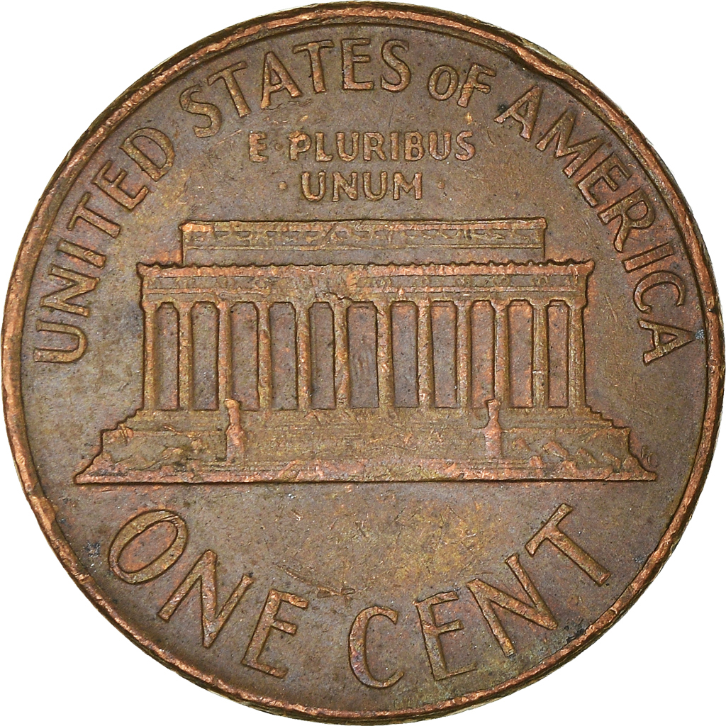 Moneda, Estados Unidos, Cent, 1968