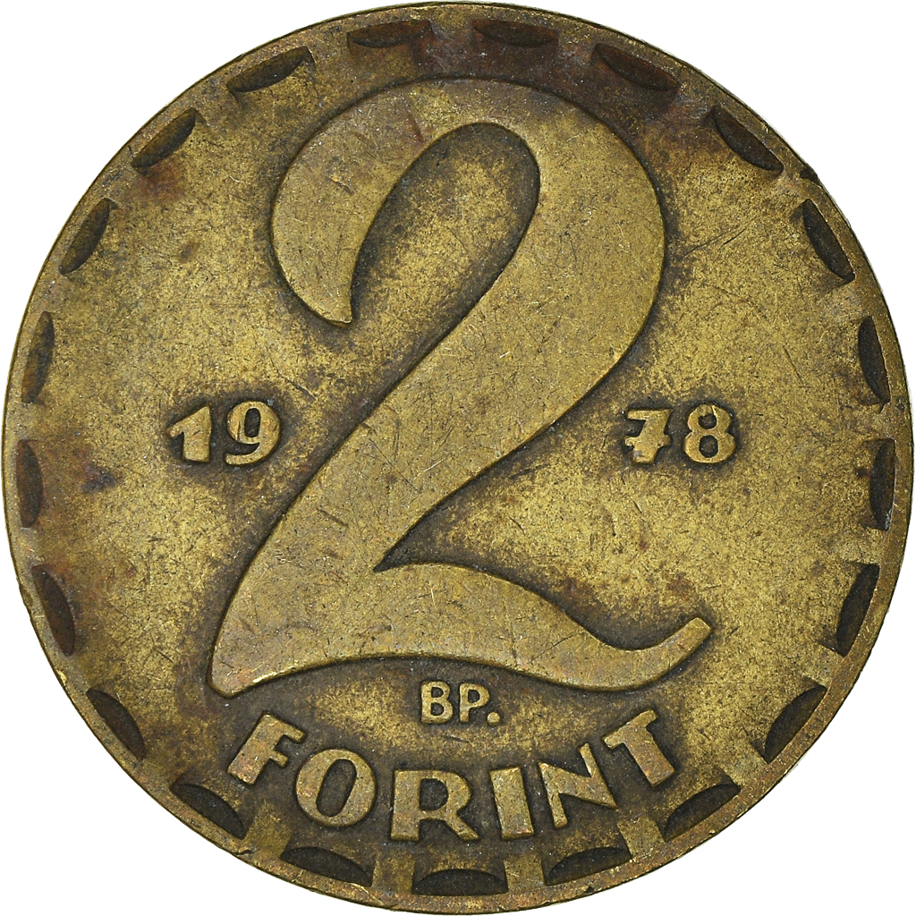 Moneda, Hungría, 2 Forint, 1978