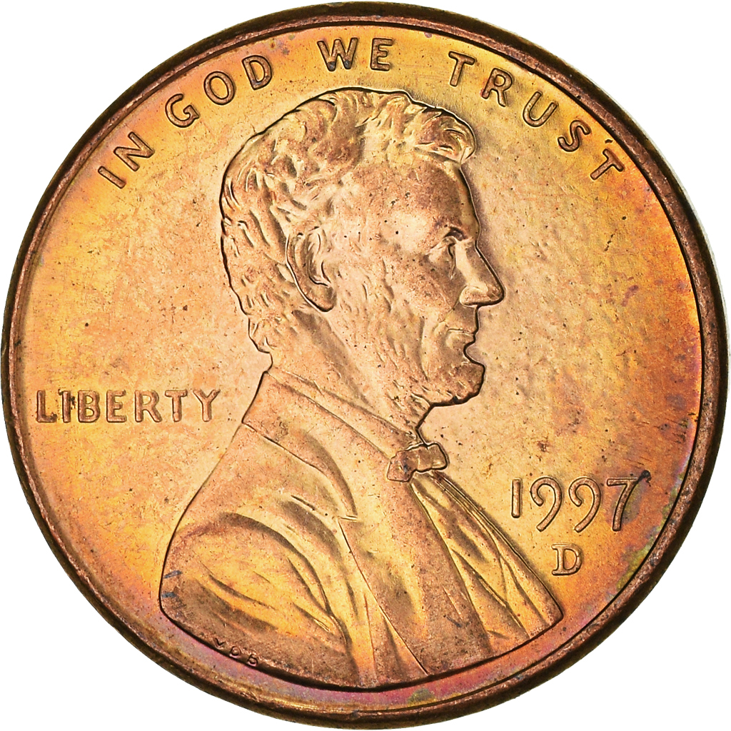 Moneda, Estados Unidos, Cent, 1997