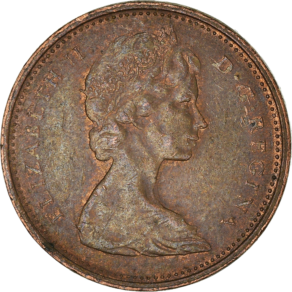 Moneda, Canadá, Cent, 1977