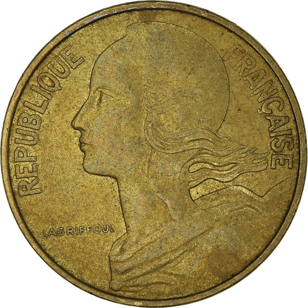 Moneda, Francia, 10 Centimes, 1979