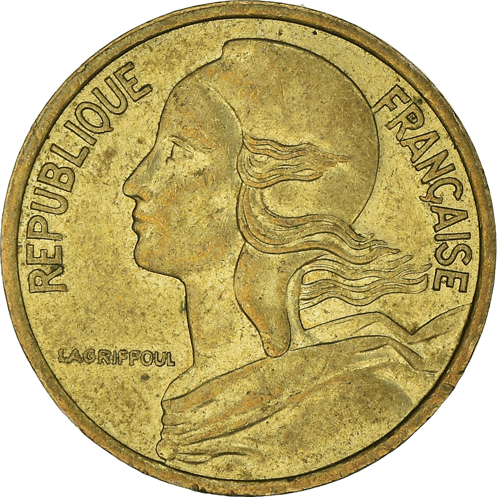Moneda, Francia, 5 Centimes, 1983