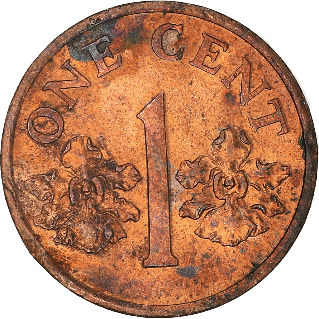 Moneda, Singapur, Cent, 1995