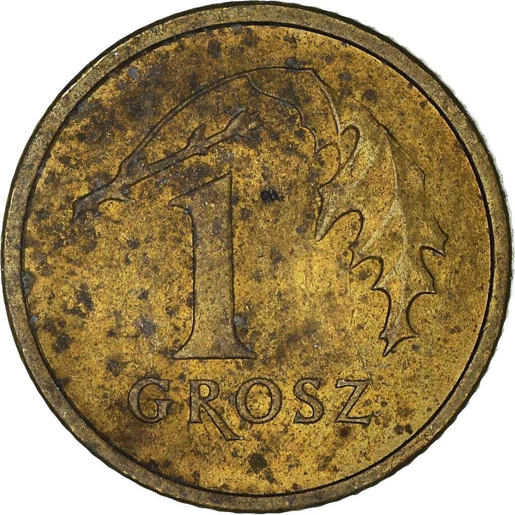 Moneda, Polonia, Grosz, 2004