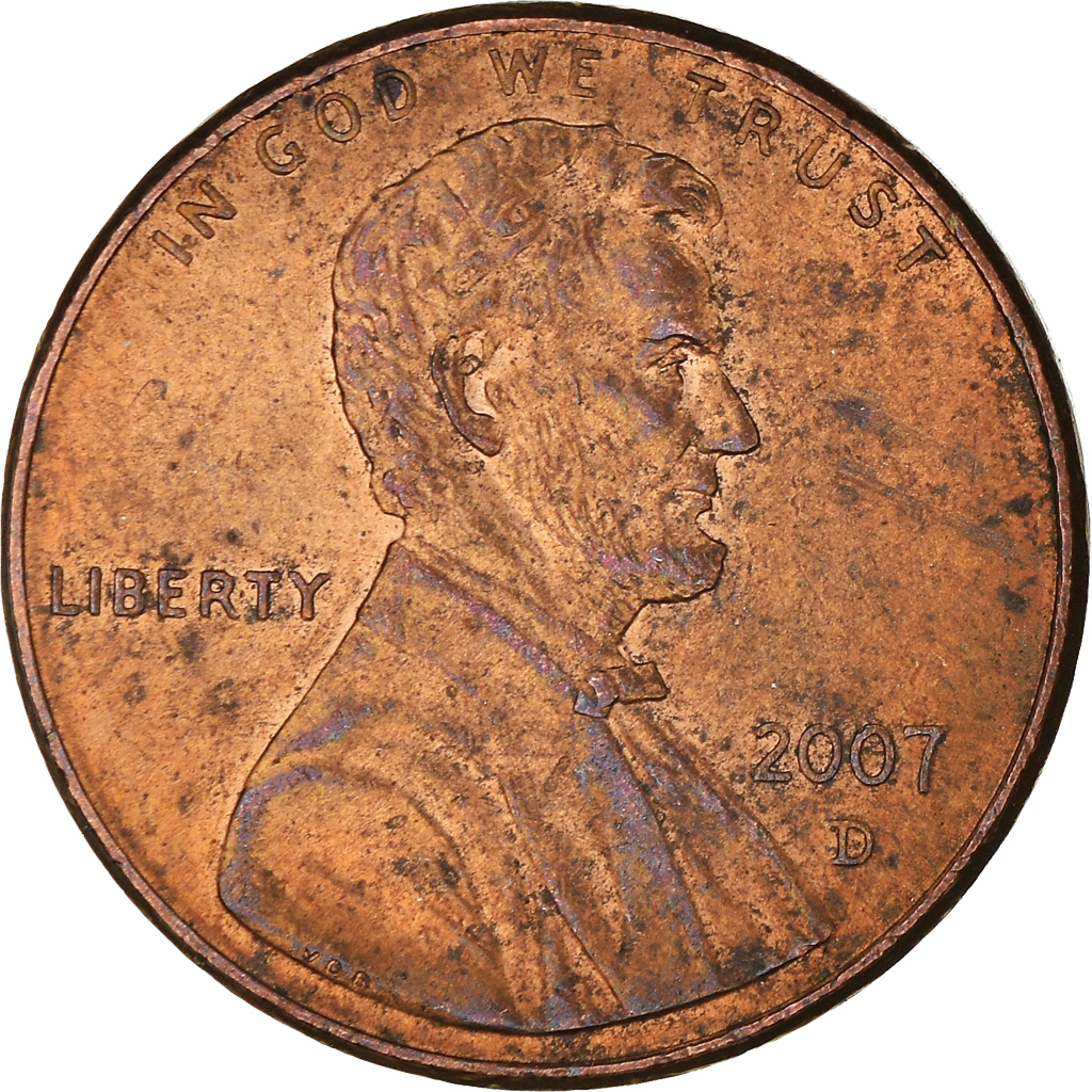 Moneda, Estados Unidos, Cent, 2007