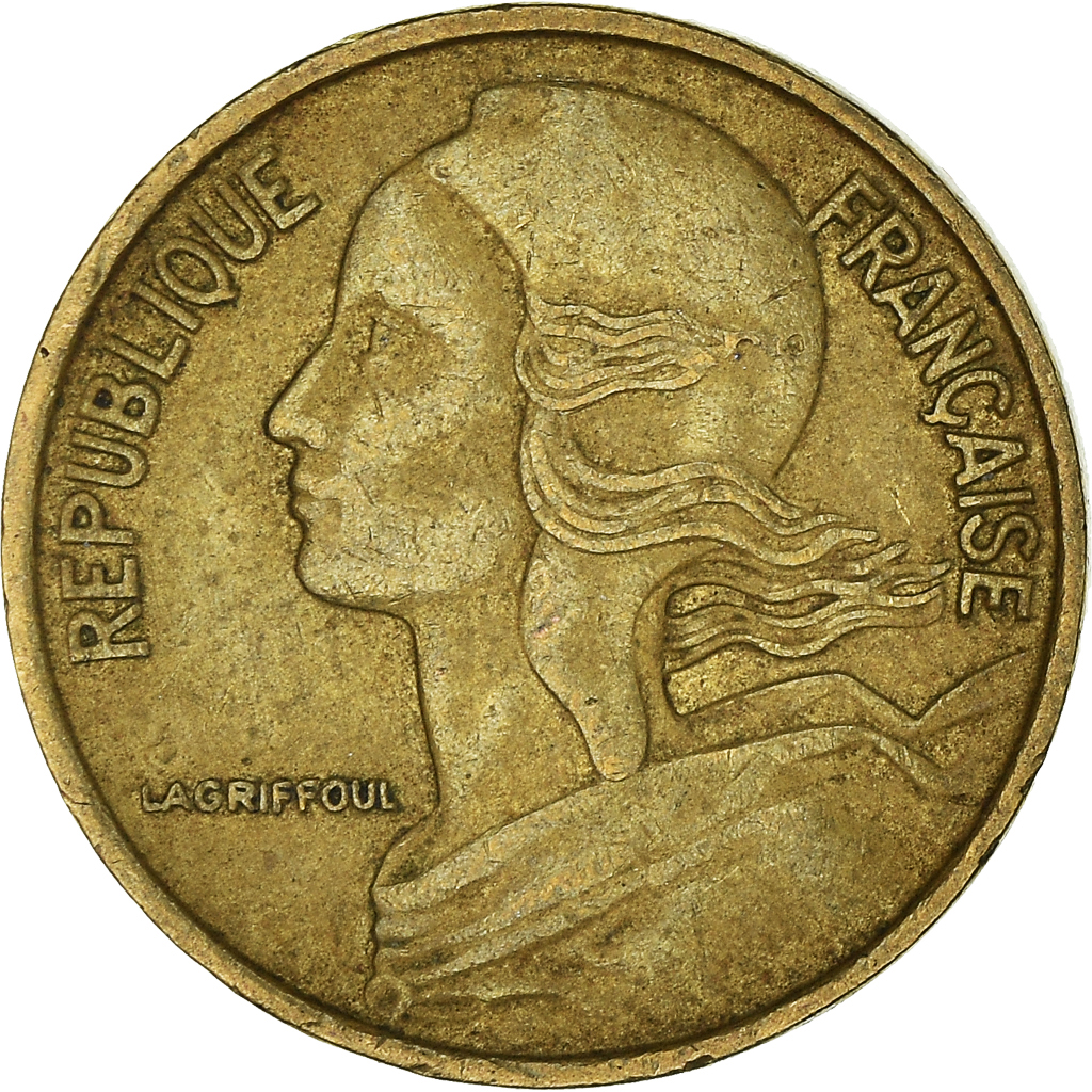 Moneda, Francia, 5 Centimes, 1966