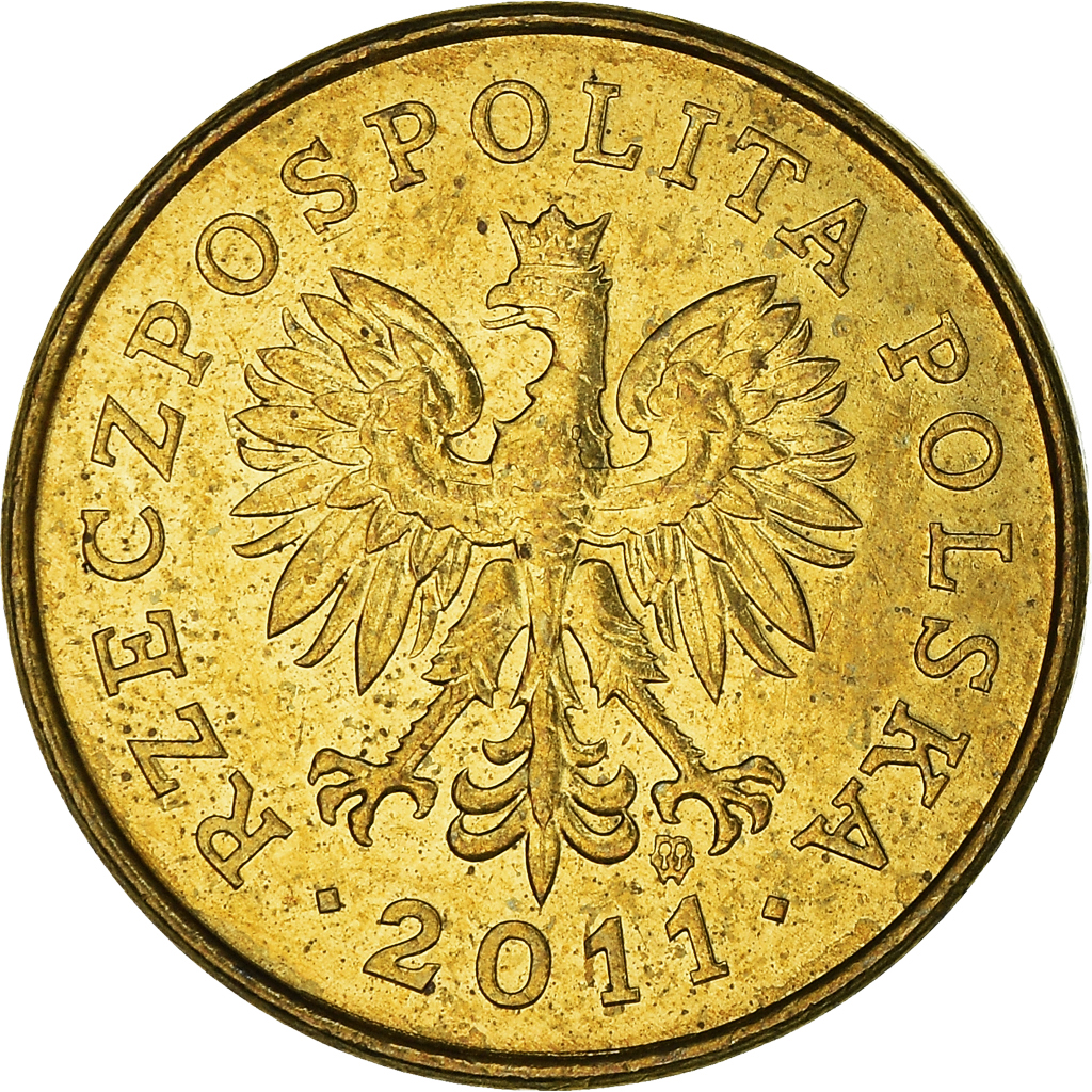 Moneda, Polonia, 2 Grosze, 2011