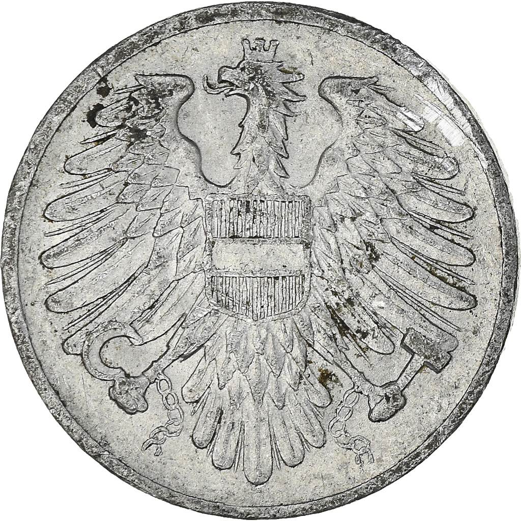 Moneda, Austria, 2 Groschen, 1954
