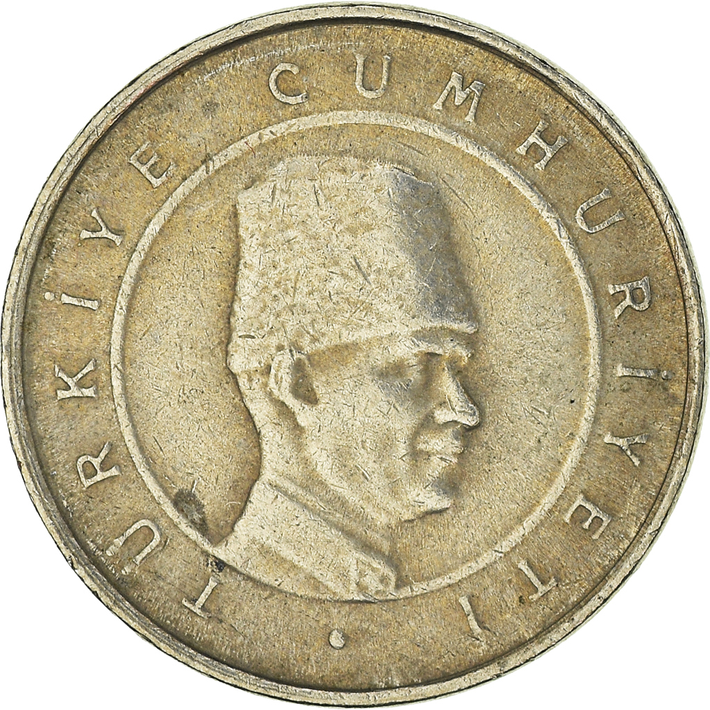 Moneda, Turquía, 10 New Kurus, 2005