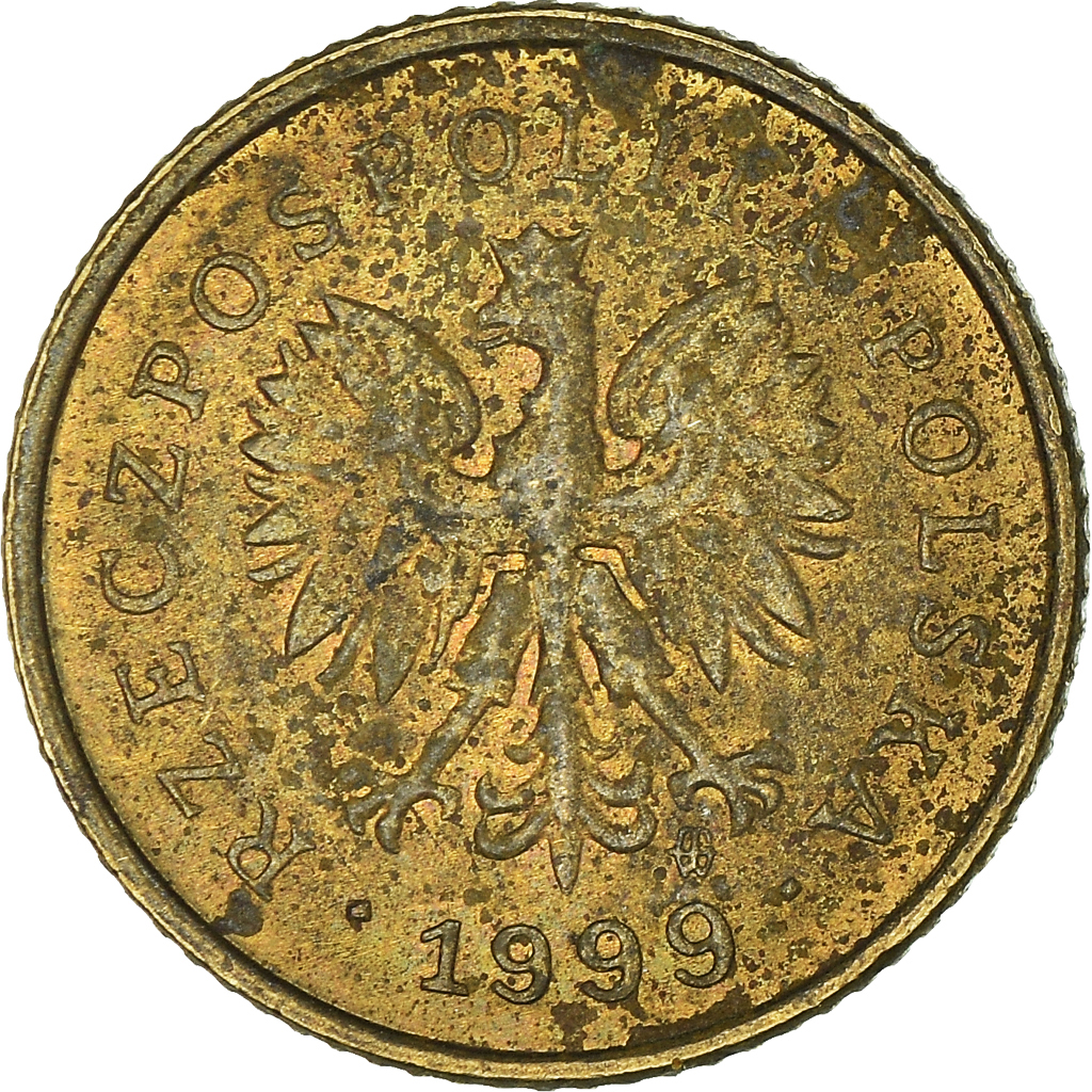 Moneda, Polonia, Grosz, 1999