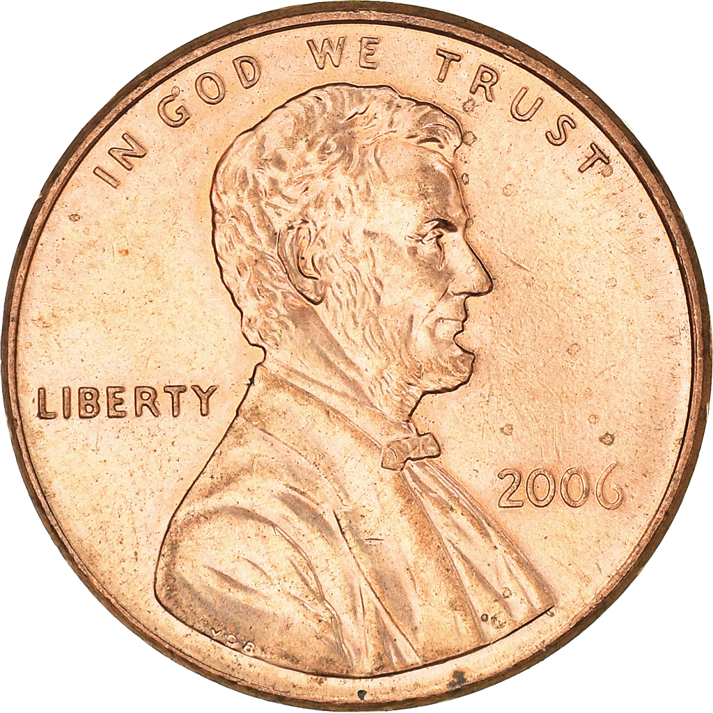 Moneda, Estados Unidos, Cent, 2006