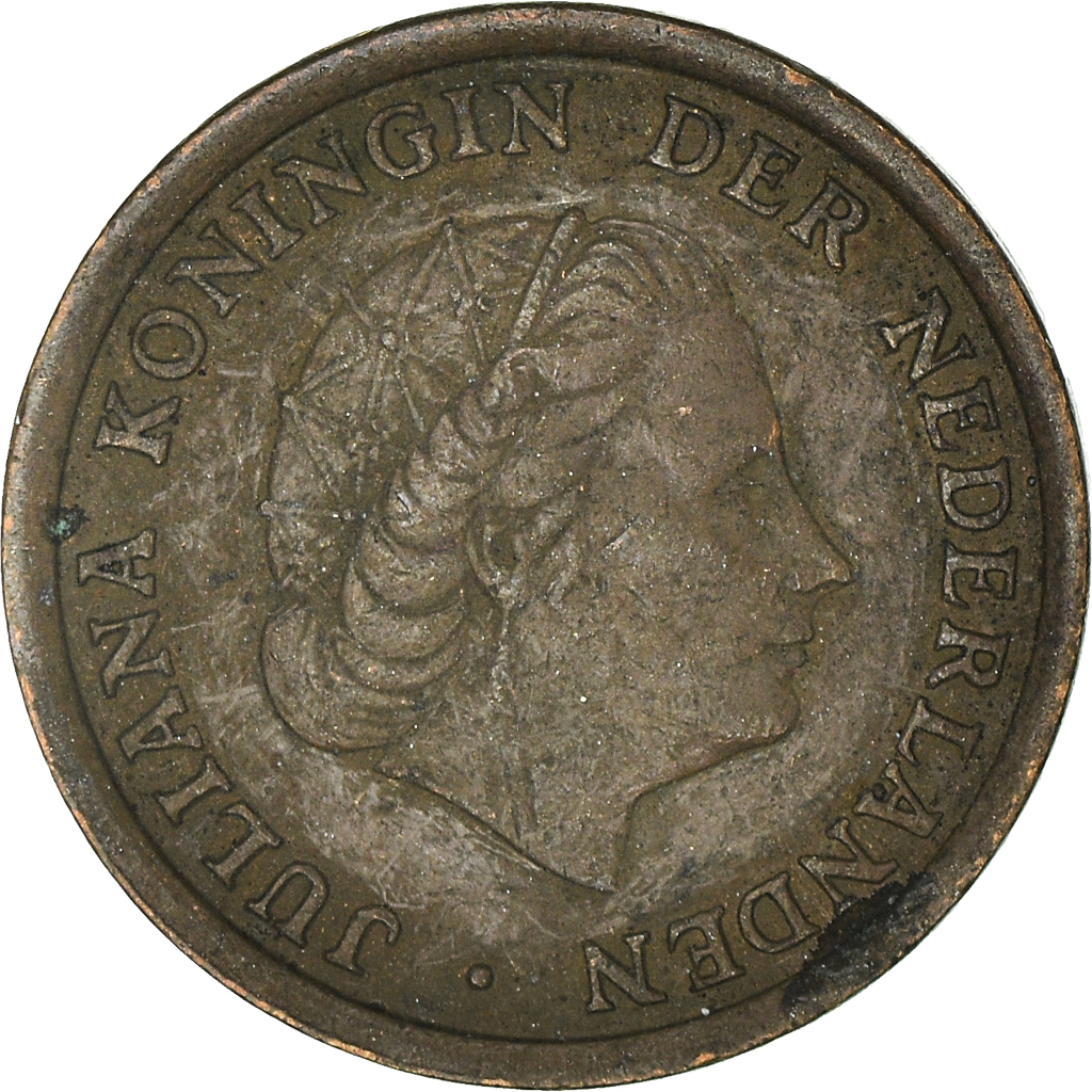 Moneda, Países Bajos, Cent, 1964