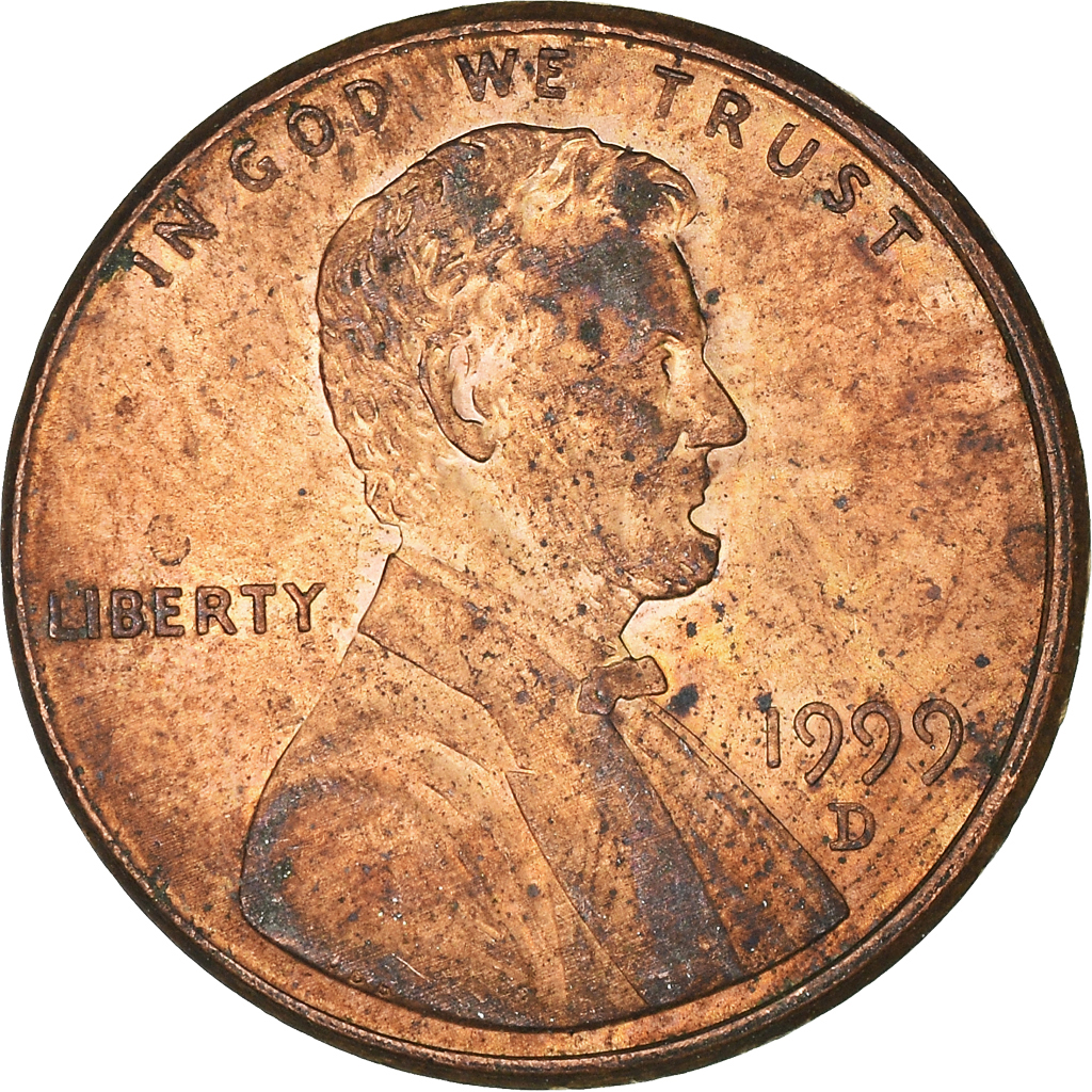 Moneda, Estados Unidos, Cent, 1999
