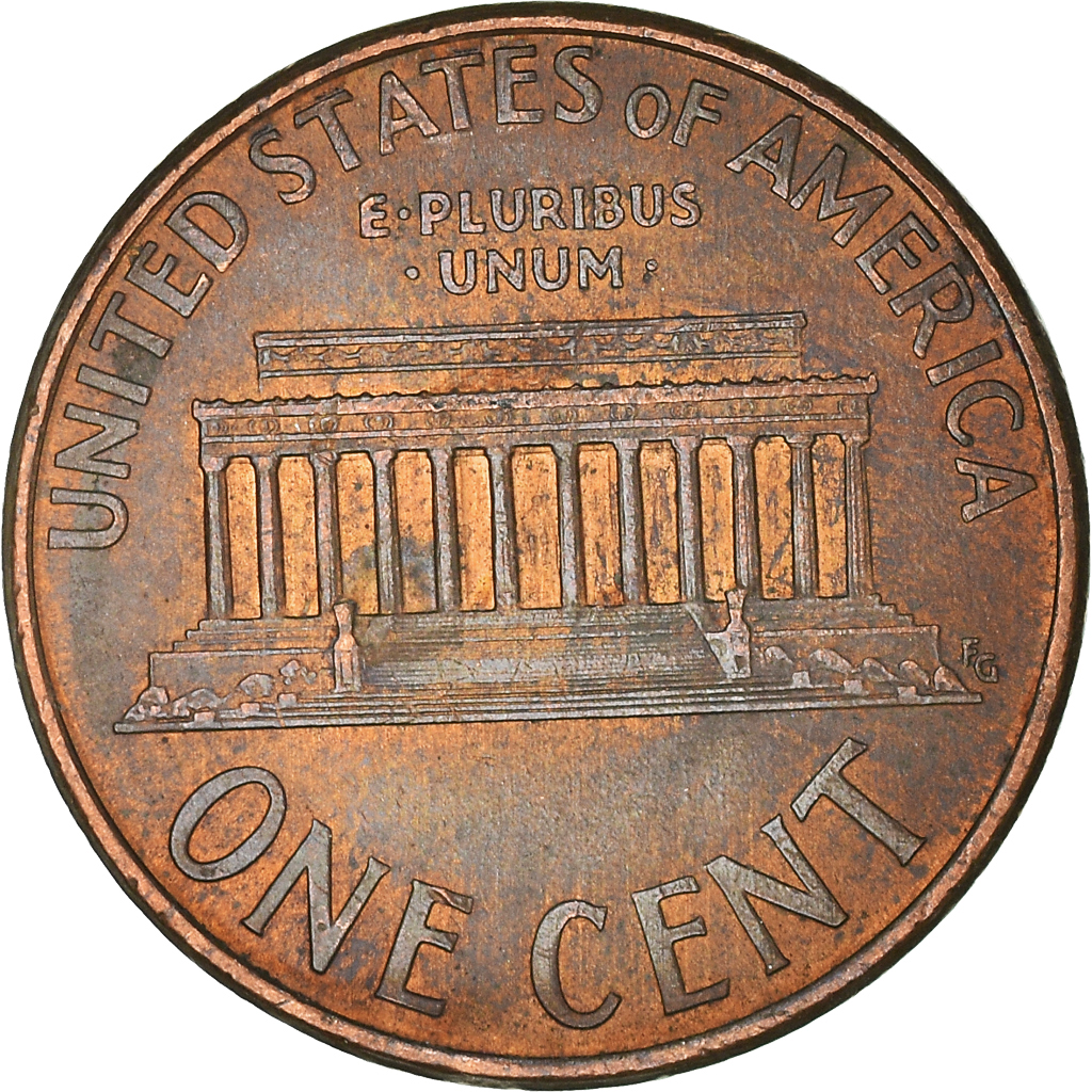 Moneda, Estados Unidos, Cent, 2001