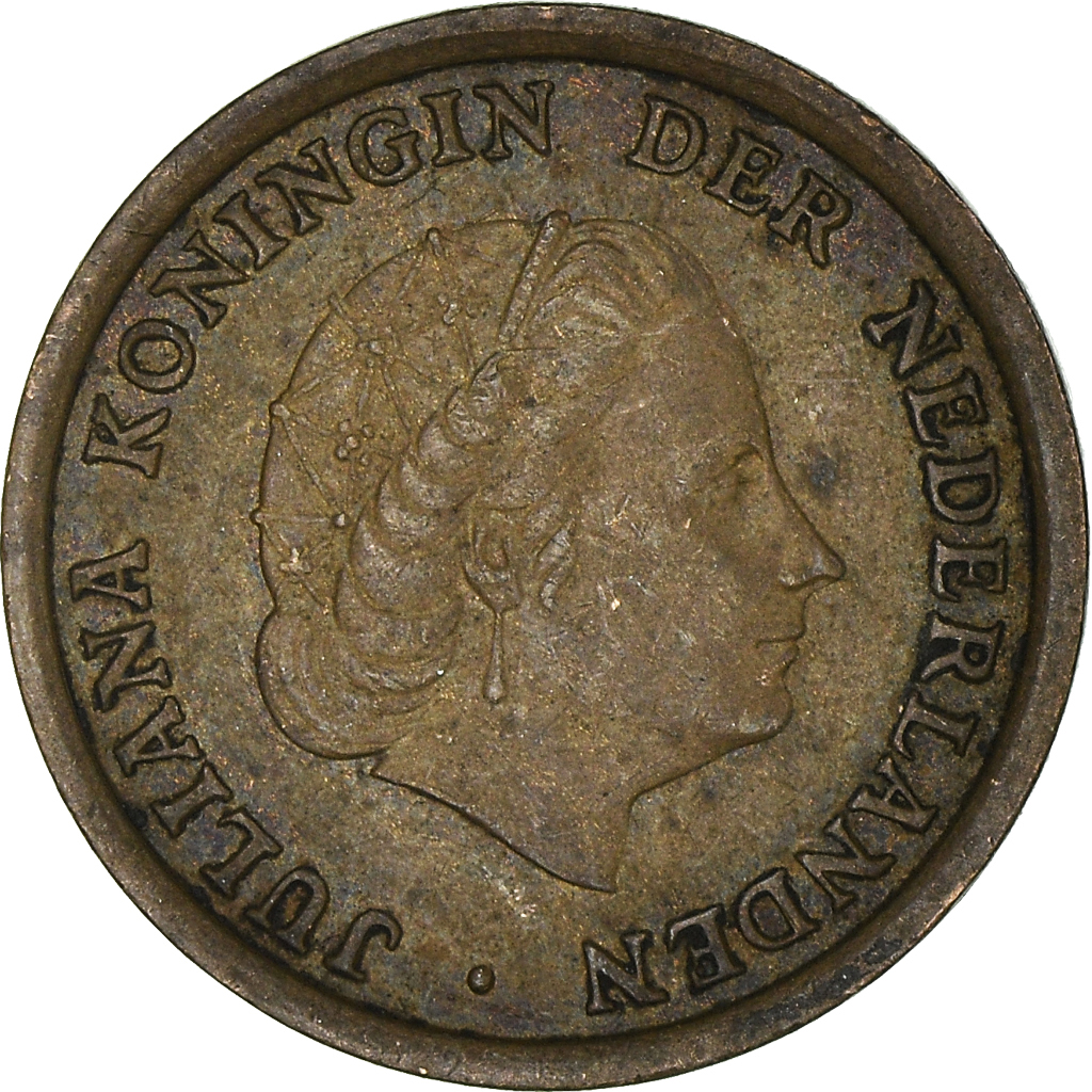 Moneda, Países Bajos, Cent, 1958