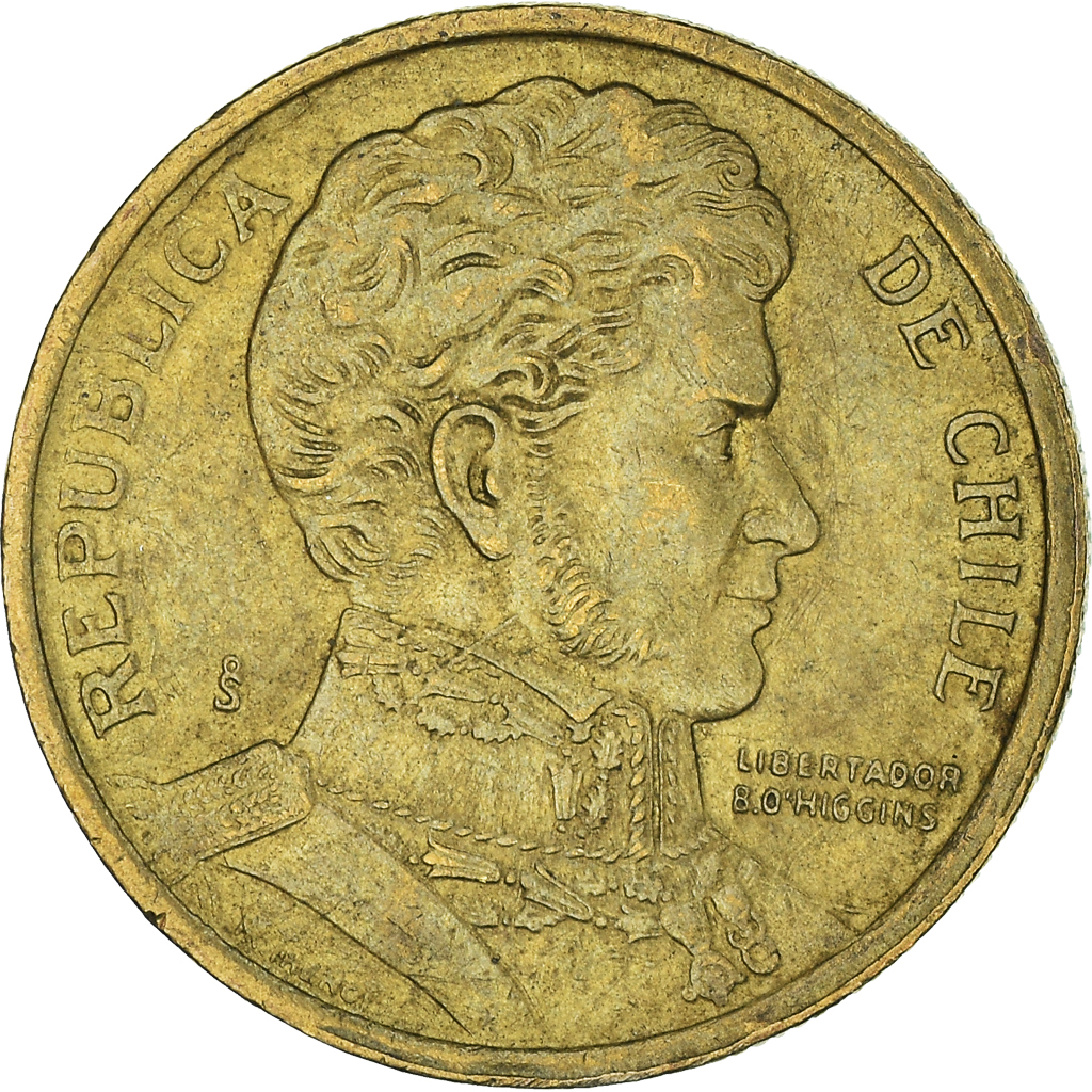 Moneda, Chile, 10 Pesos, 1997