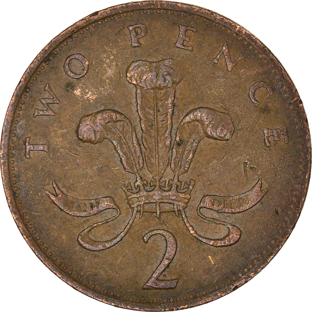 Moneda, Gran Bretaña, 2 Pence, 1986