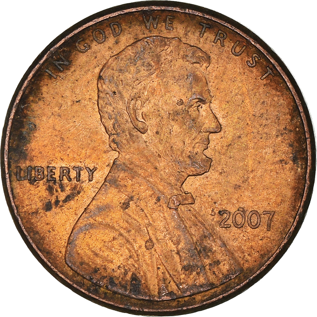 Moneda, Estados Unidos, Cent, 2007