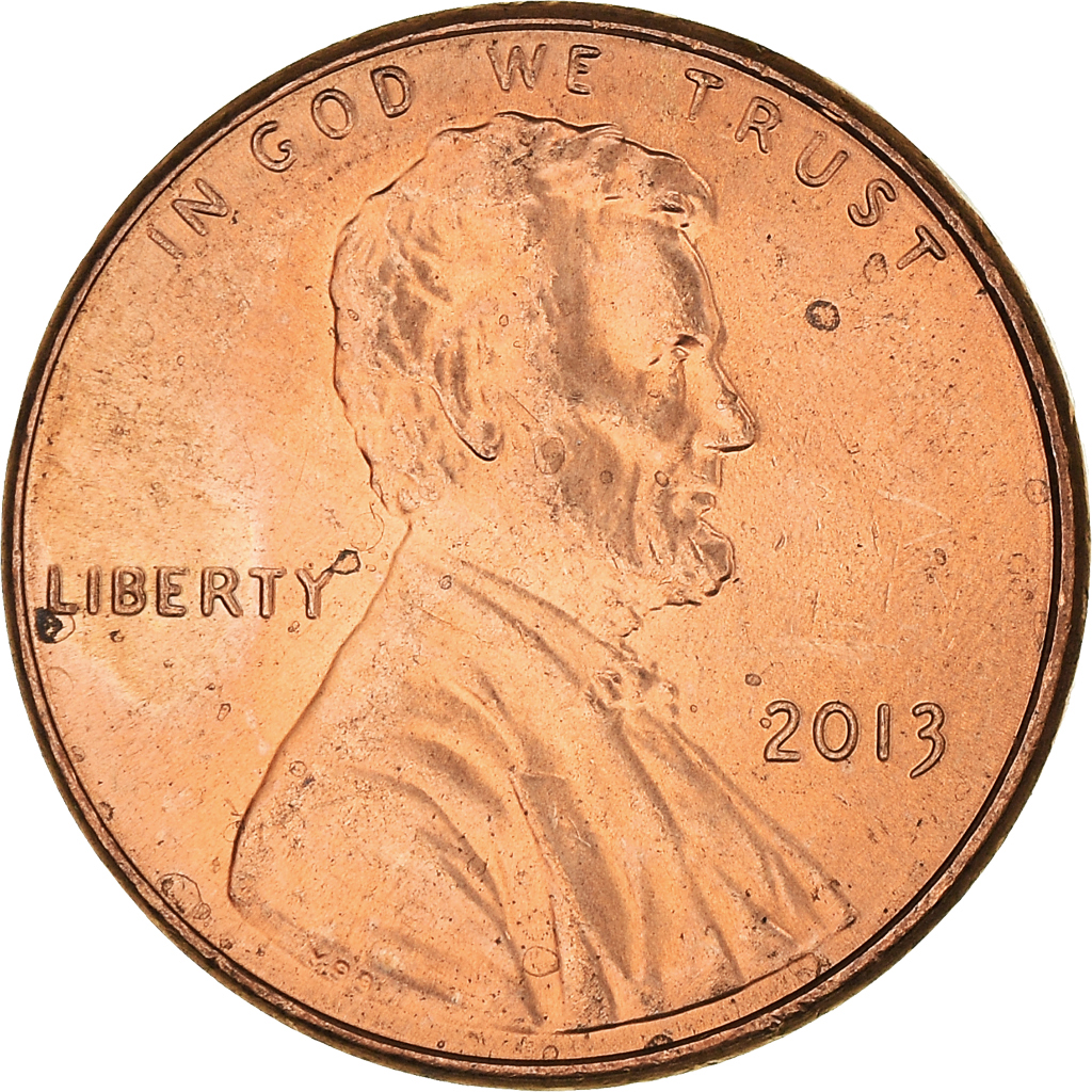 Moneda, Estados Unidos, Cent, 2013