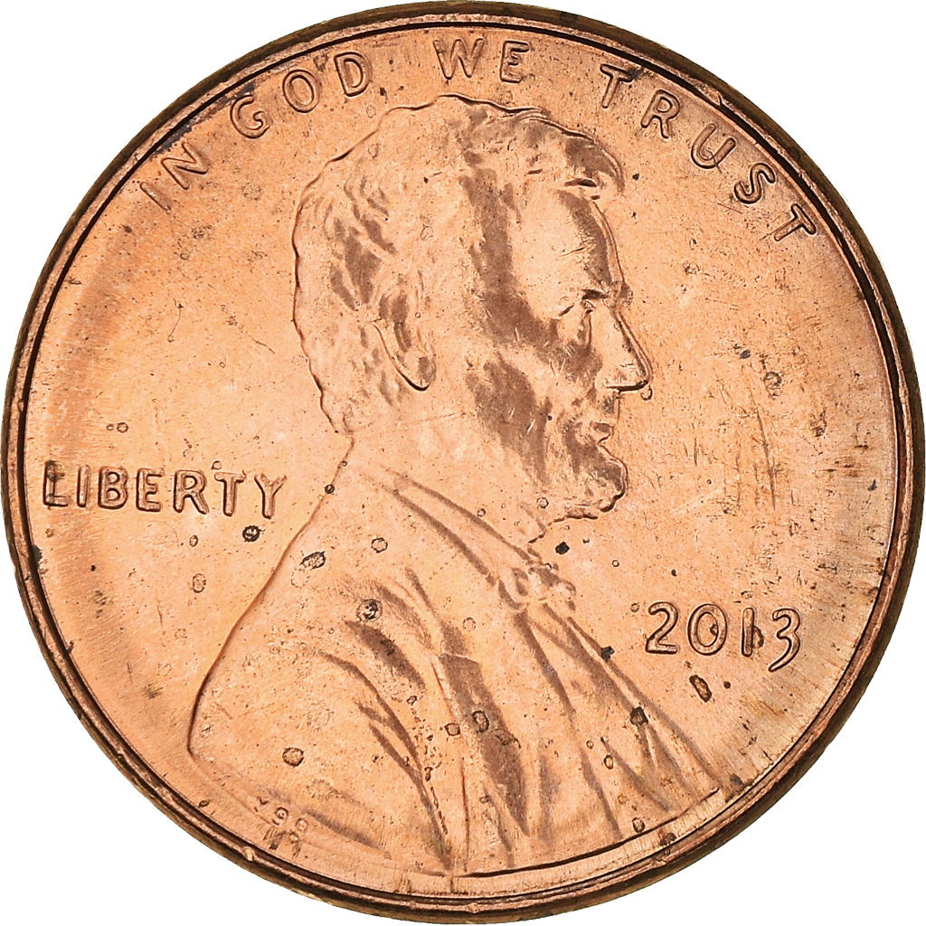 Moneda, Estados Unidos, Cent, 2013
