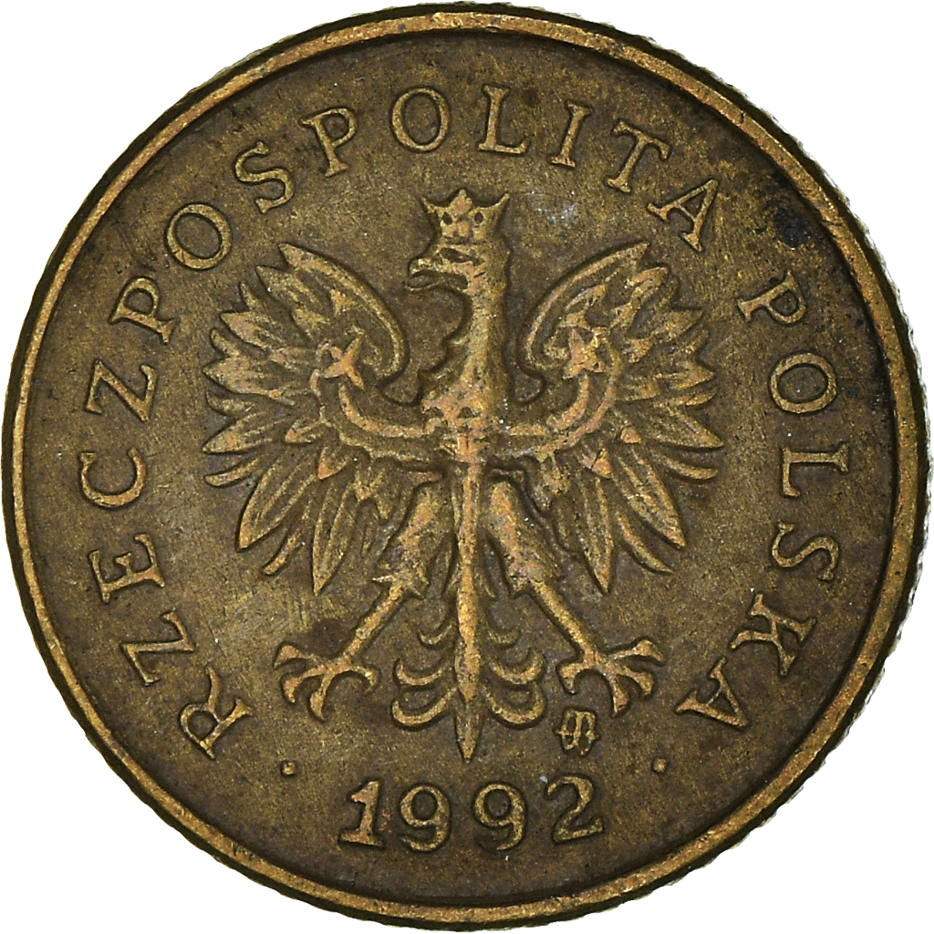 Moneda, Polonia, Grosz, 1992