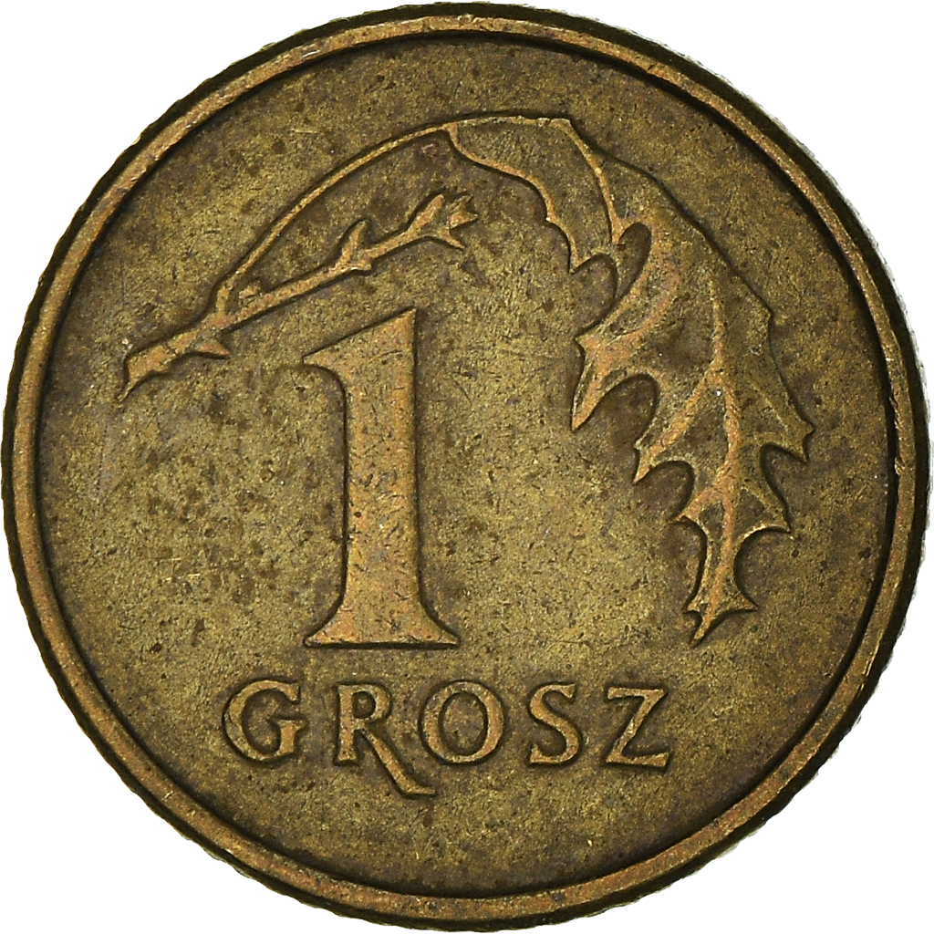 Moneda, Polonia, Grosz, 1992