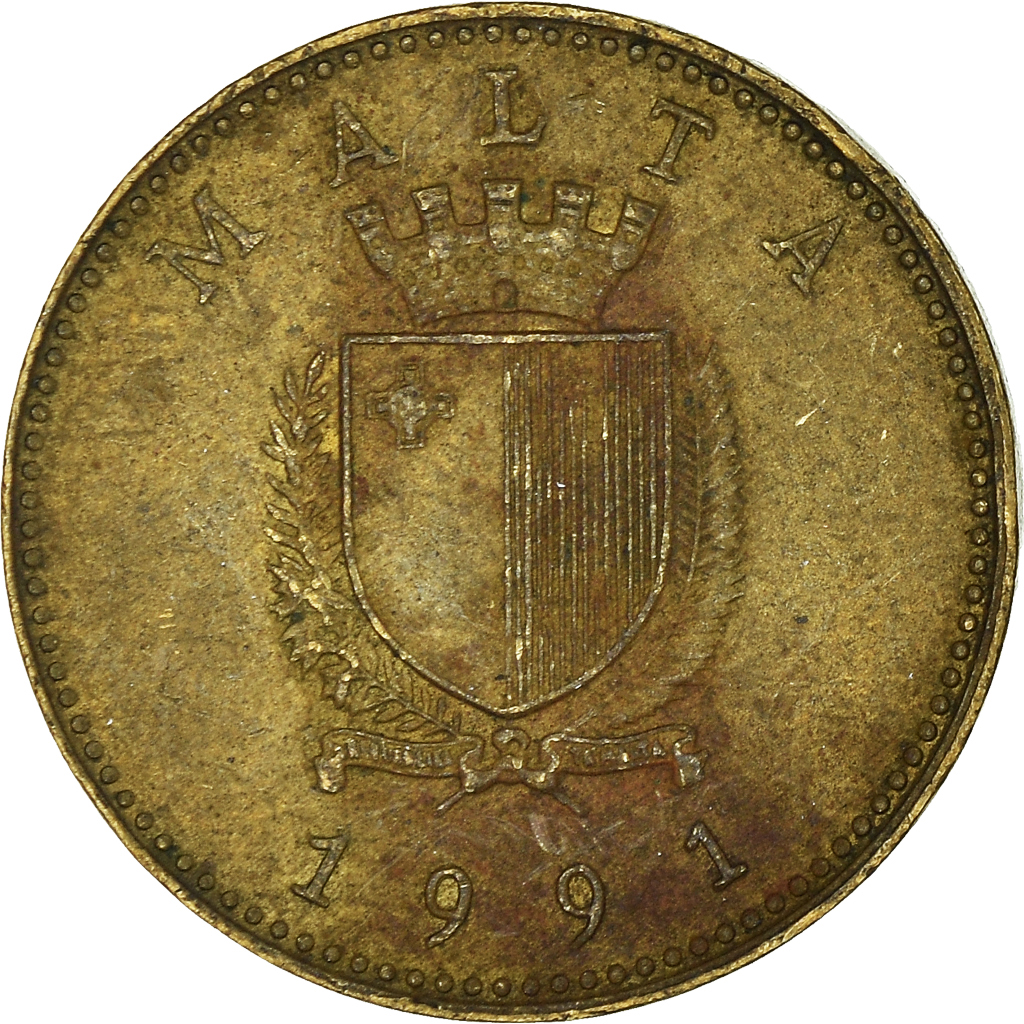 Moneda, Malta, Cent, 1991