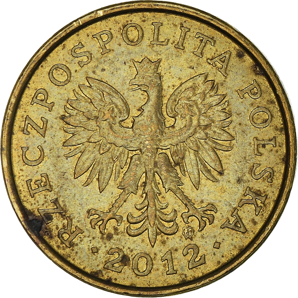 Moneda, Polonia, 2 Grosze, 2012