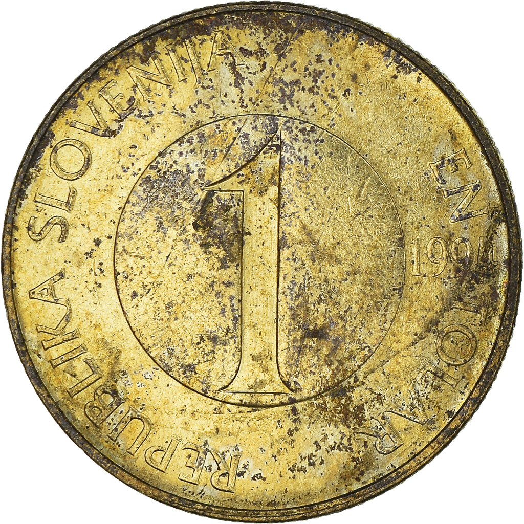 Moneda, Eslovenia, Tolar, 1994