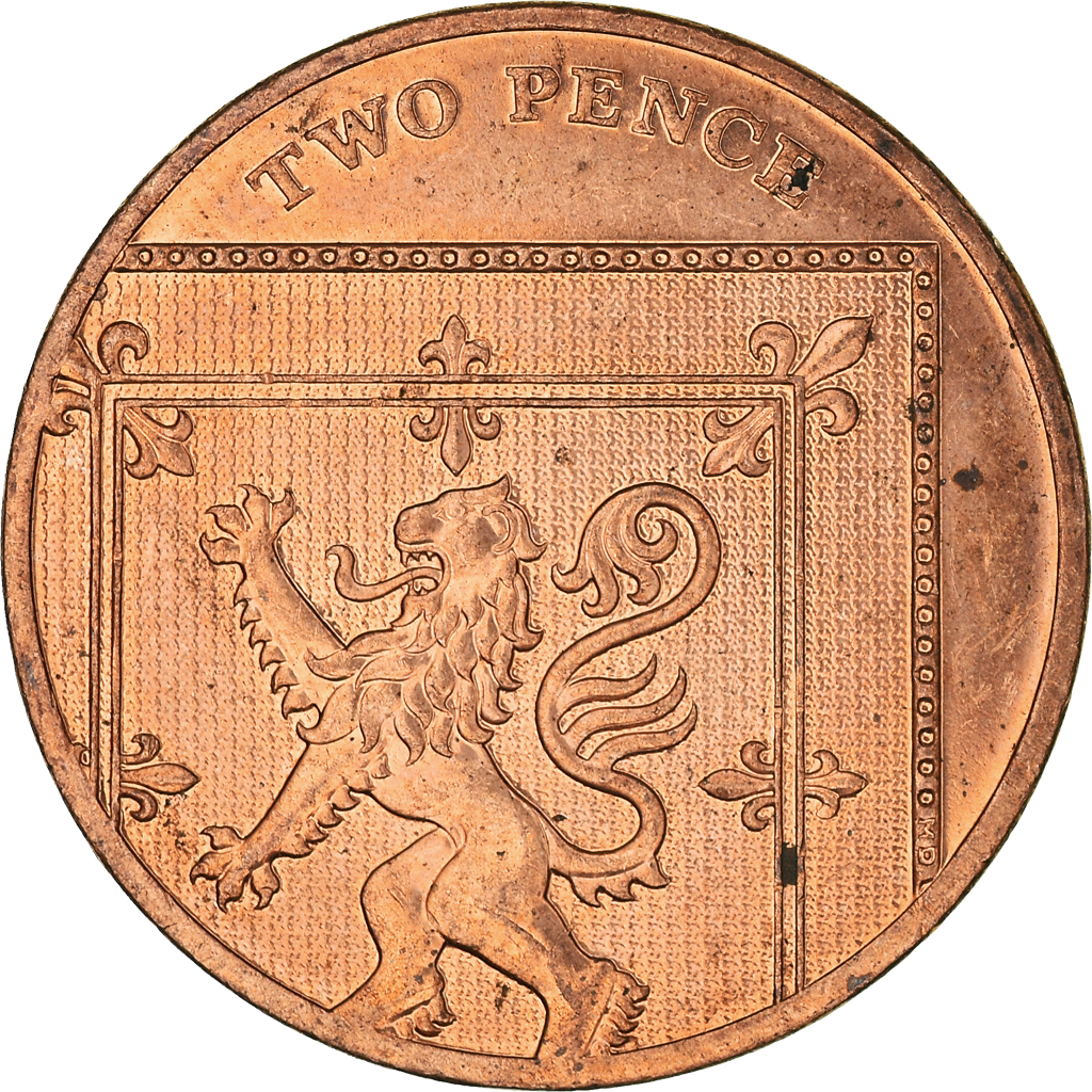 Moneda, Gran Bretaña, 2 Pence