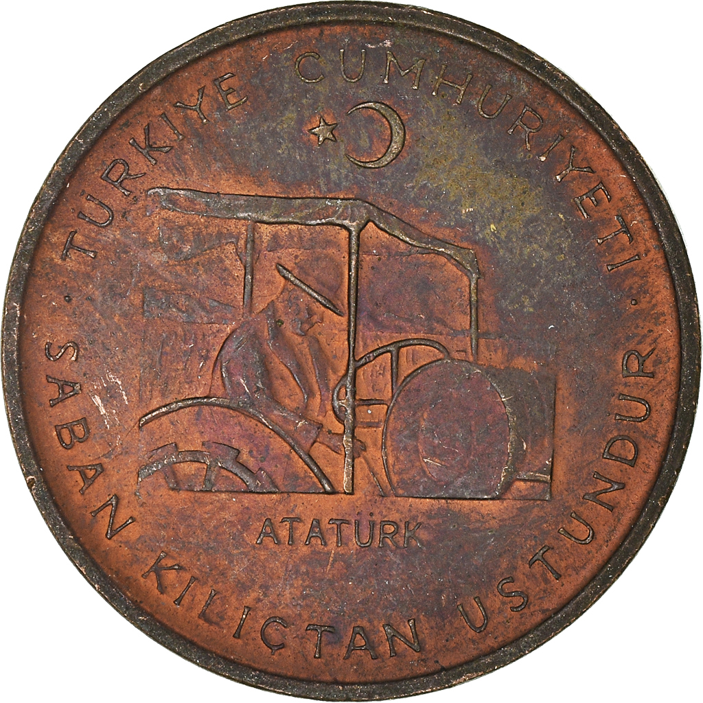 Moneda, Turquía, 10 Kurus, 1971
