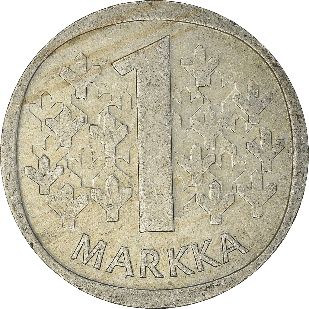Moneda, Finlandia, Markka, 1970
