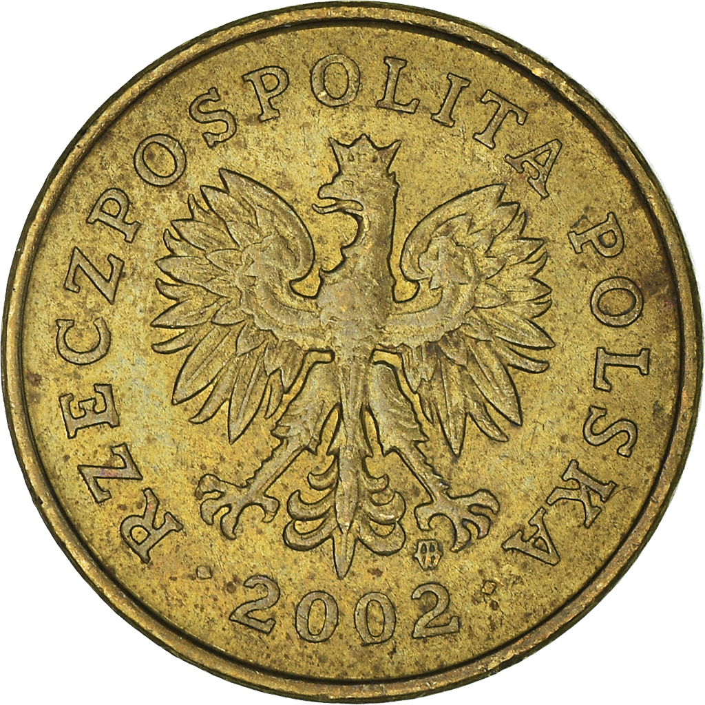 Moneda, Polonia, 2 Grosze, 2002