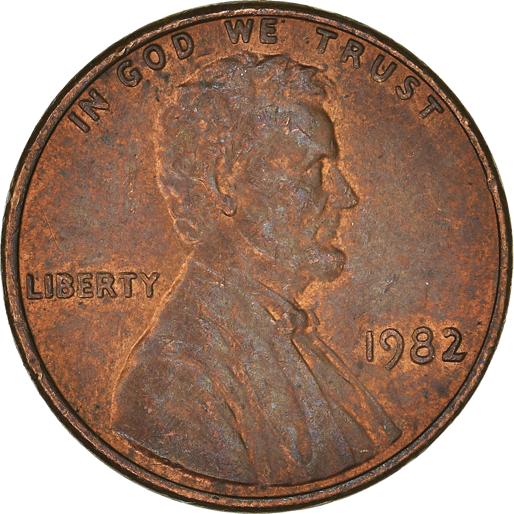Moneda, Estados Unidos, Cent, 1982