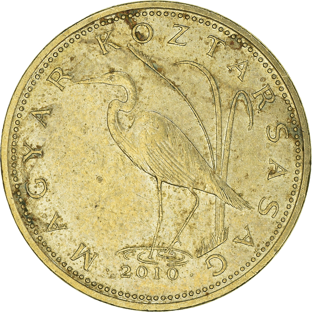 Moneda, Hungría, 5 Forint, 2010
