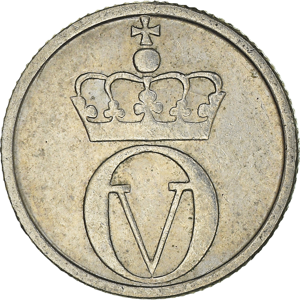 Moneda, Noruega, 10 Öre, 1965