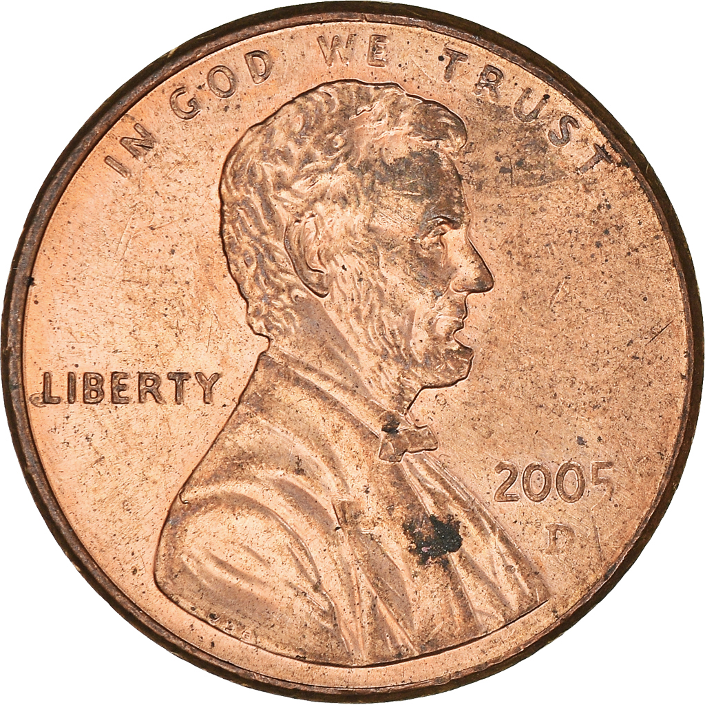 Moneda, Estados Unidos, Cent, 2005