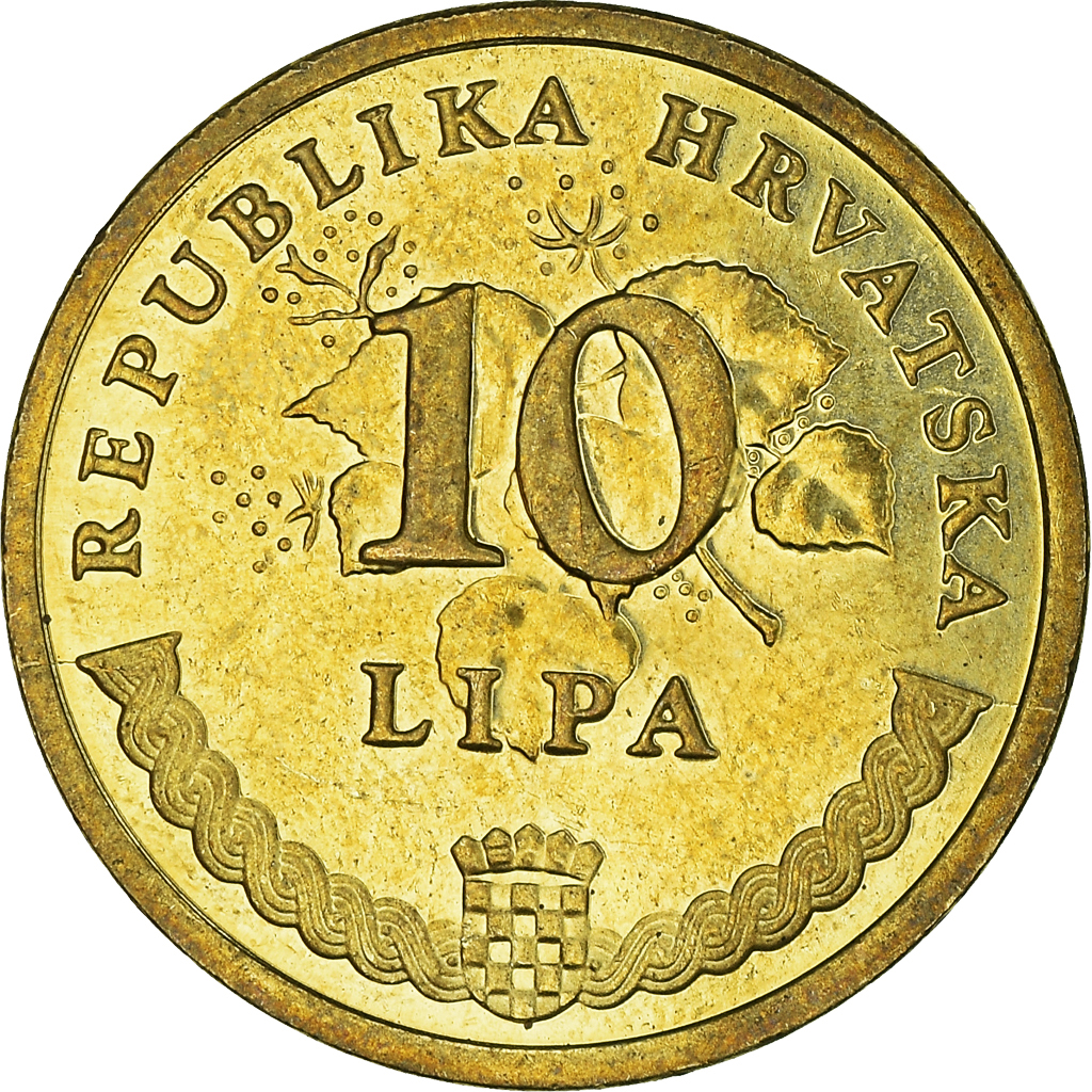 Moneda, Croacia, 10 Lipa, 2013